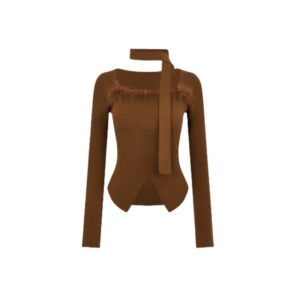 Square Neck Long Sleeves