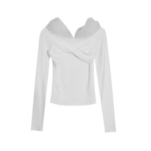 Mesh Stitching Long Sleeves