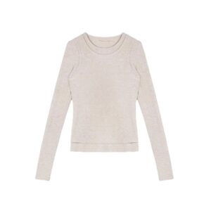 Double-Layer Fake Two-Piece Slim Long Sleeves