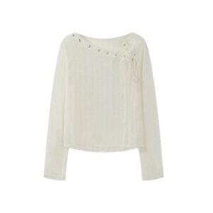 Irregular Strappy Long Sleeves